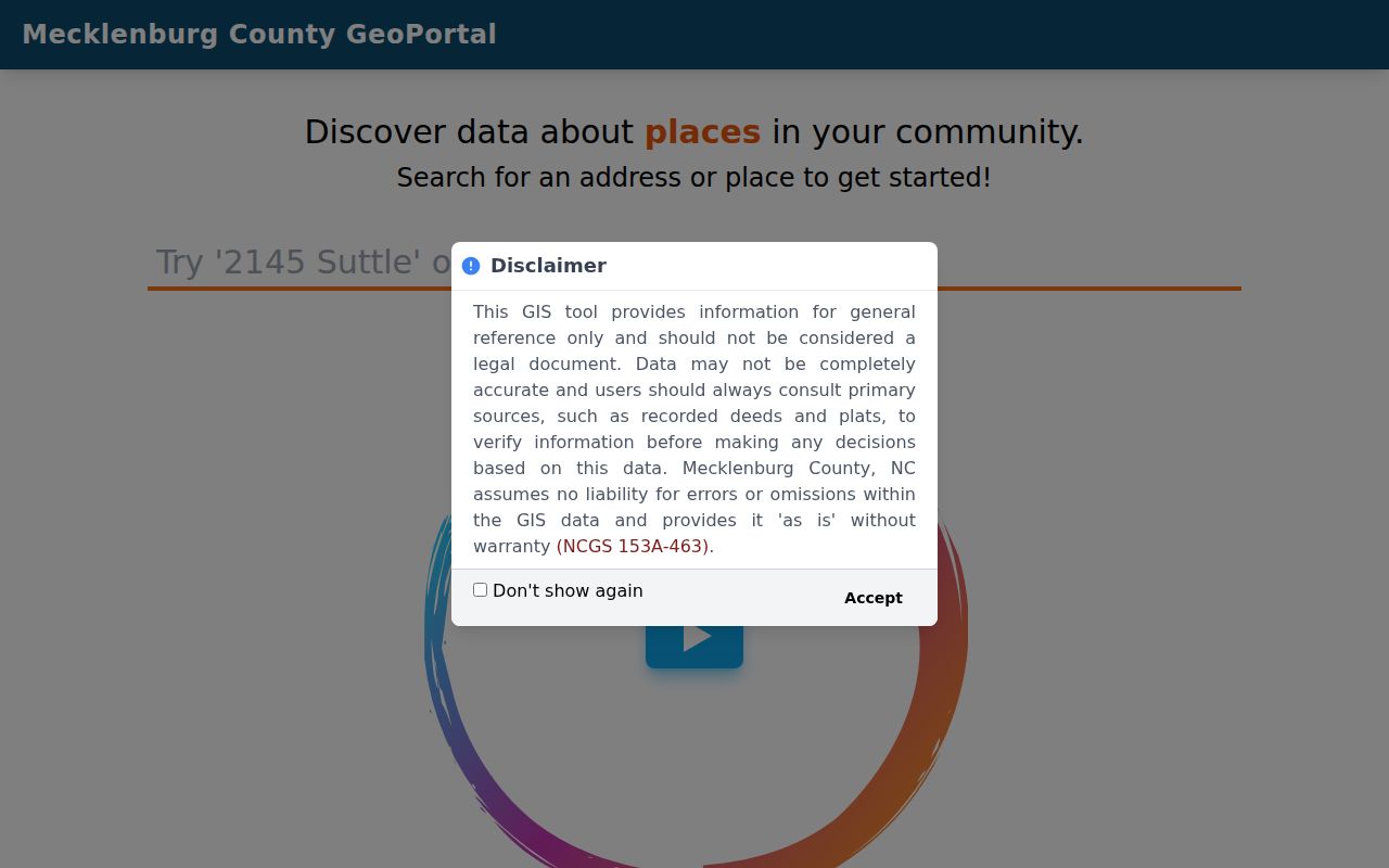 Matthews residents directory Mecklenburg GeoPortal address search