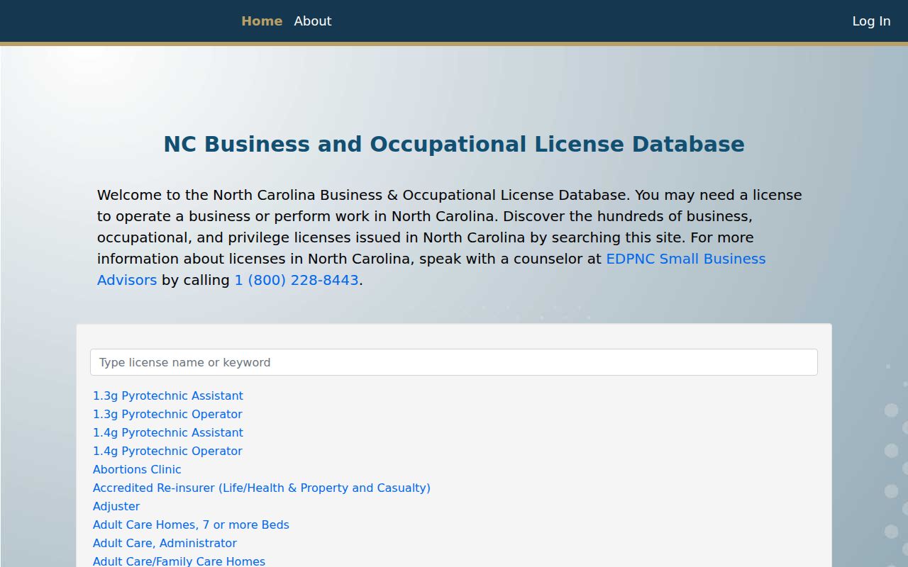 Matthews resident lookup North Carolina professional license database